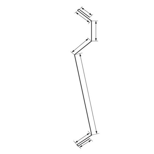 Chicago Metal Supply & Fabrication 3" Counter Flashing - Prefinished