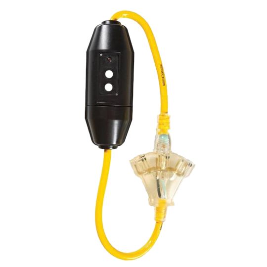 Coleman Cable 12/3 x 2' In-Line Gfci Power Block