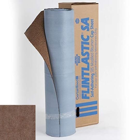 CertainTeed Roofing Flintlastic Sa Self-Adhered Cap - 1 Sq. Roll — Membranes — CTRSAMT3