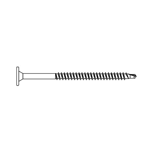 TruFast #2 x 4" Sipld Light-Duty Drill Point Fasteners - Bucket of 500