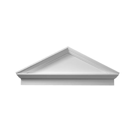 Fypon Molded Millwork 50" Combination Peaked Cap Pediment