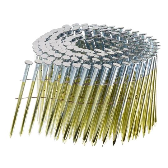 Senco 2" x 0.092" 15° Smooth Shank Galvanized Coil Nails - Carton of 3,600