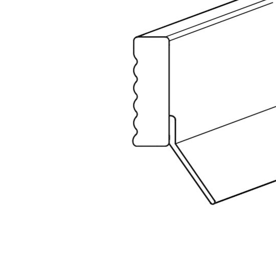 CertainTeed Siding 7/16" x 1-15/16" x 16' Restoration Millwork Garage Door Stop