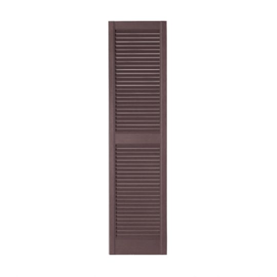 Mastic 12" x 55" Standard Open Louvered Shutters - Regular Style — ACOVINLV125558