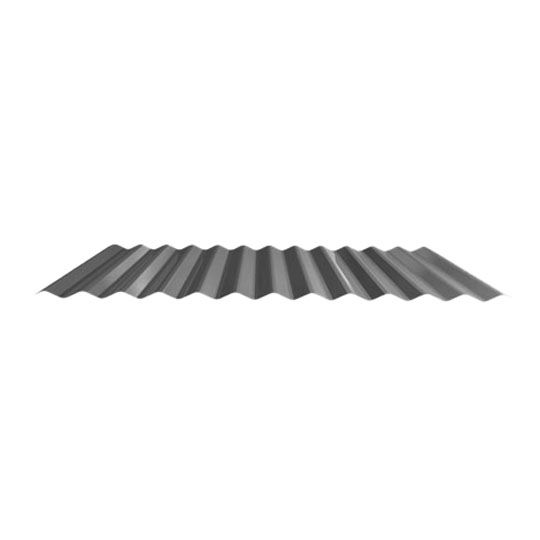 ASC Profiles 26 Gauge 27-1/2" x 14' Corrugated Galvanized Metal Panel