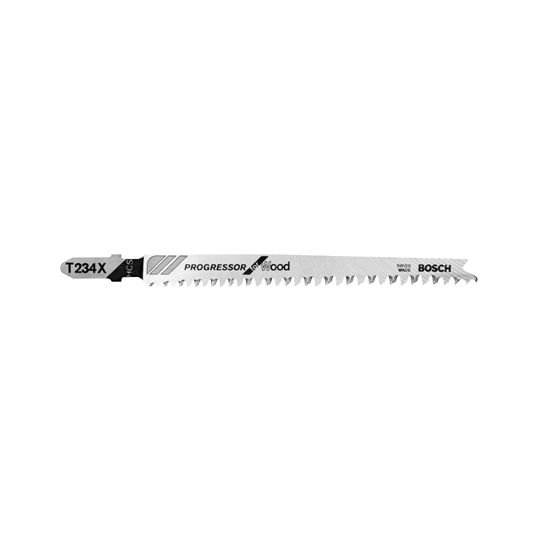 Bosch 4-1/2" 8-12 Tpi Progressor for Wood T-Shank Jig Saw Blades - Package of 5
