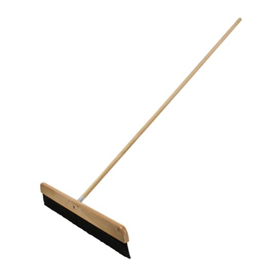 Kraft Tool 24" Wood Concrete Finishing Broom with Handle