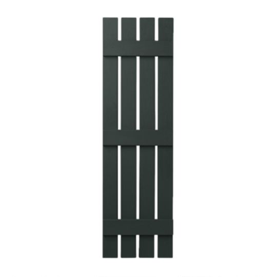Mastic 16" x 55" Board & Batten Standard 4-Board Shutters - Open Style — ACOVIN4O165599