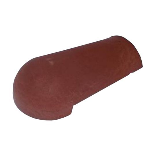 Brava Roof Tile Composite Spanish Barrel Tile Bull Nose (Class C) - Bundle of 5 — Tile Roofing — BVTBNTU