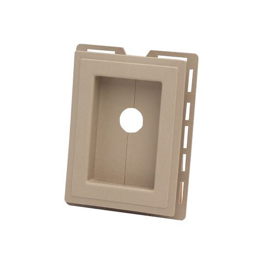 Mastic Split Recessed J-Block Mounting Block — ACOMBLOCKR353