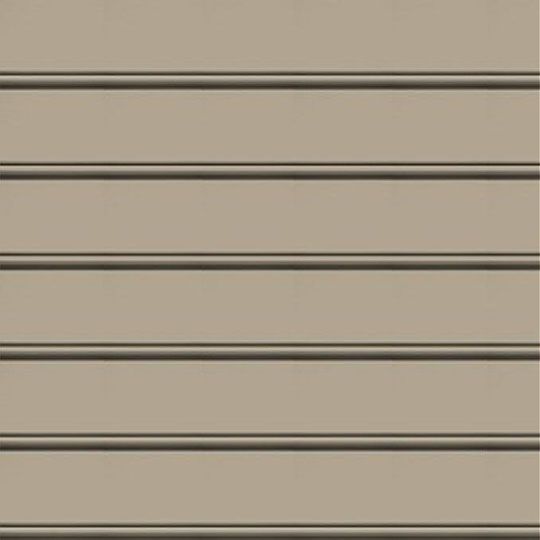 CertainTeed Siding Carolina Beaded Single 6-1/2" Beaded Vinyl Siding - Brushed Finish — CERCB65BRNCNX