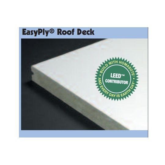 Homasote 2-1/16" x 2' x 8' EasyPly T&G Roof Deck