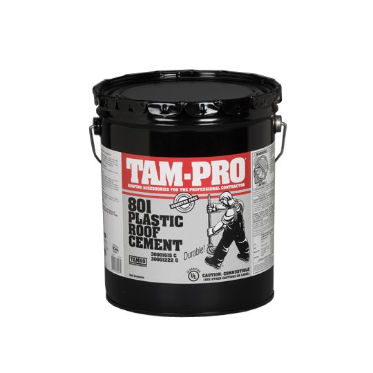 TAMKO Tam-pro 801 Plastic Roof Cement - Summer Grade - 5 Gallon Pail