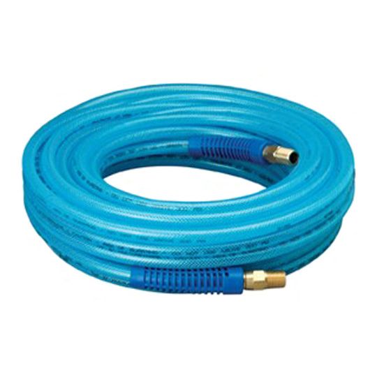 Plews & Edelmann 1/4" x 50' Polyurethane Air Hose - Swivel Fittings, Hd Bend Restrictions