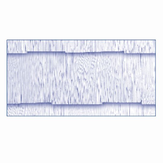 GAF WeatherSide Purity Shingle with Wavy Edge Fiber-Cement Siding