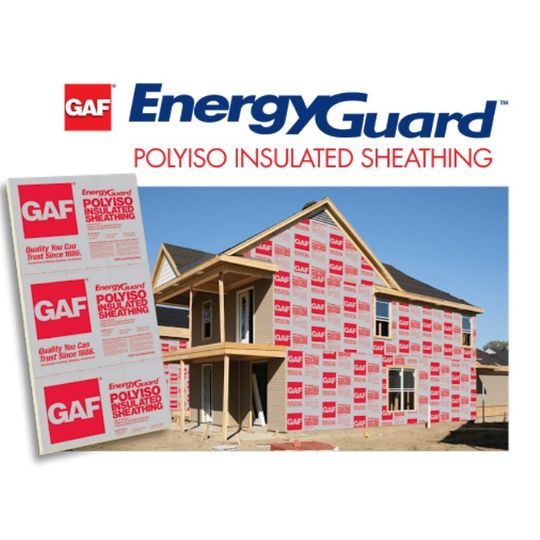 GAF EnergyGuard Grade-II (20 psi) Polyiso Roof Insulation — GAF17ISO4