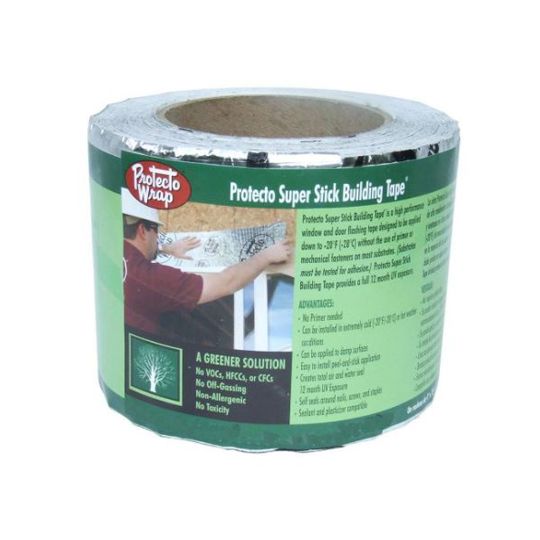 Protecto Wrap 4" x 75' Super Stick Building Tape