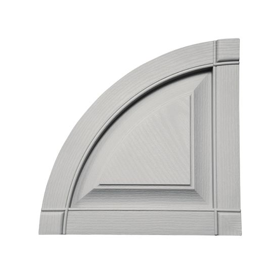 Mid-America Raised Panel Quarter Round Arch Top for Standard Raised Panel Shutters — MABATP14PT