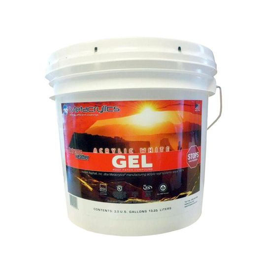 Metacrylics Acrylic Gel Elastomeric Roof Mastic - 3.5 Gallon Pail