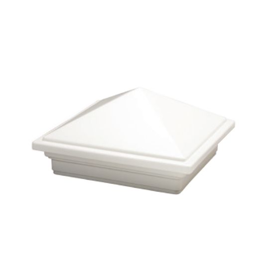 Trex 4" x 4" Transcend Pyramid Post Sleeve Cap — TRXTPPC4WH