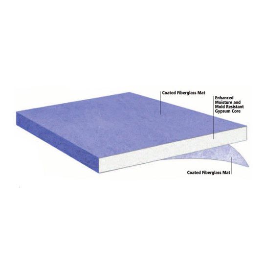 National Gypsum 5/8" x 4' x 8' Gold Bond eXP Sheathing
