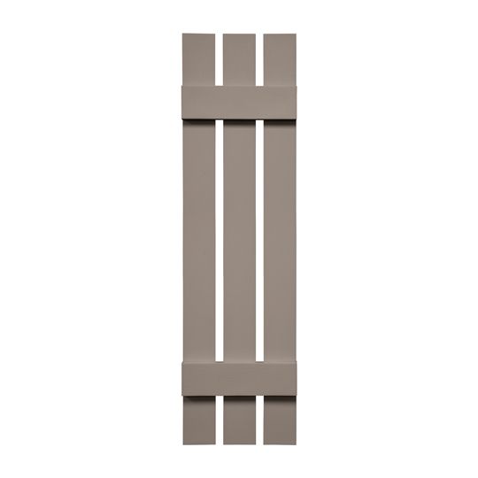 Mid-America Board-N-Batten Standard Three-Board Spaced Shutter — MABBNB3BS1235008