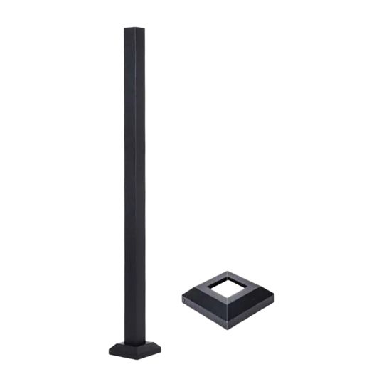Fortress Building Products 2" x 36" AL13 Home Post (Blank) with Base Cover — FF359336028