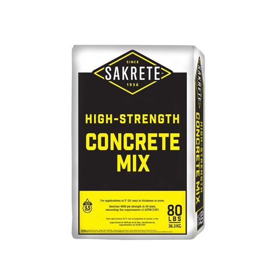 Sakrete High Strength Concrete Mix - 80 Lb. Bag