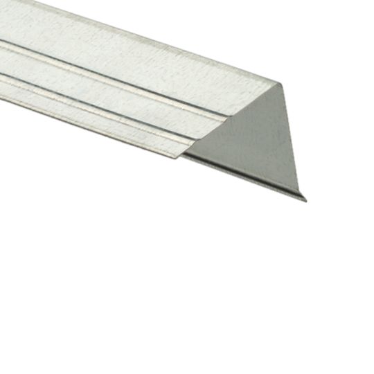 Phillips Manufacturing 28 Gauge x 3" x 3" x 10' Roof Edge with Kick - Sold Individually