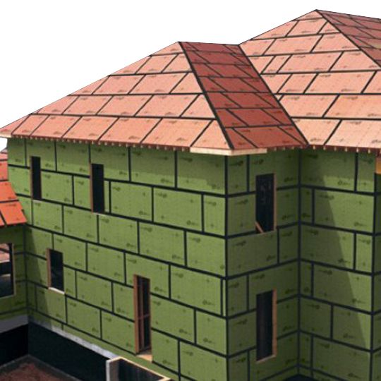 Boise Cascade 7/16" x 4' x 8' Zip System Wall Sheathing
