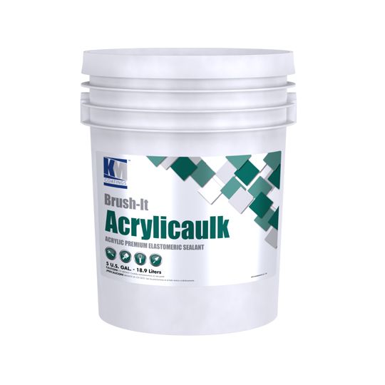 KM Coatings Brush-It Elastocaulk - 5 Gallon Pail