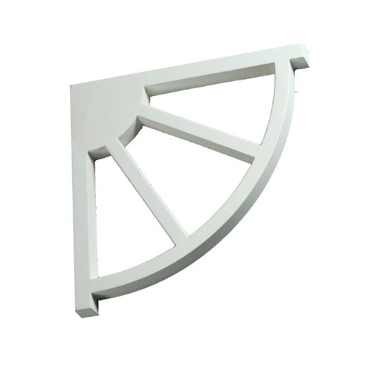 Fypon Molded Millwork 1" x 12" x 12" Smooth Decorative Bracket