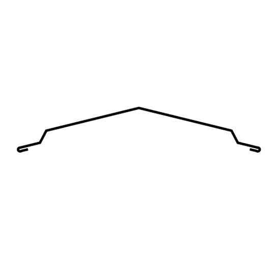 ASC Building Products 29 Gauge R2 Vented Ridge Flashing — ASBR2ZP29G