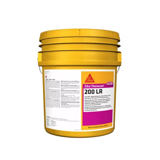 Sika Thorocoat 200 Lr Low-VOC Modified Acrylic Coating - 5 Gallon Pail