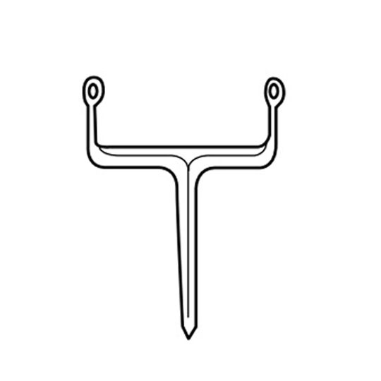 Berger Building Products 3" x 4" Zinc Square Side Fasten Hook