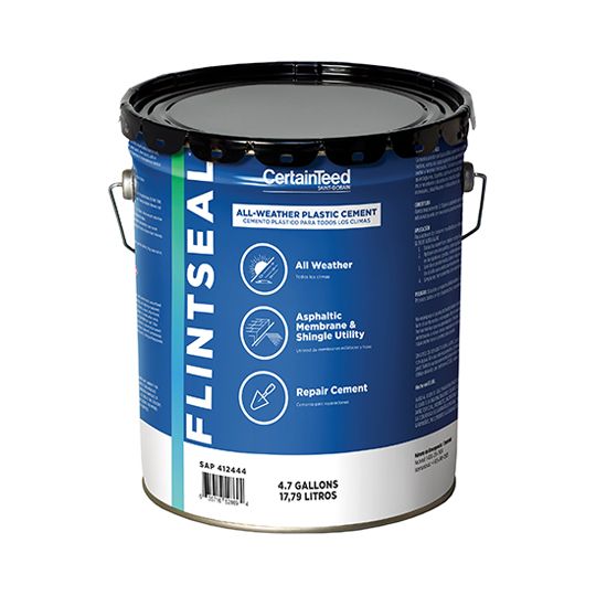CertainTeed Roofing FlintSeal Plastic Cement - 5 Gallon Pail