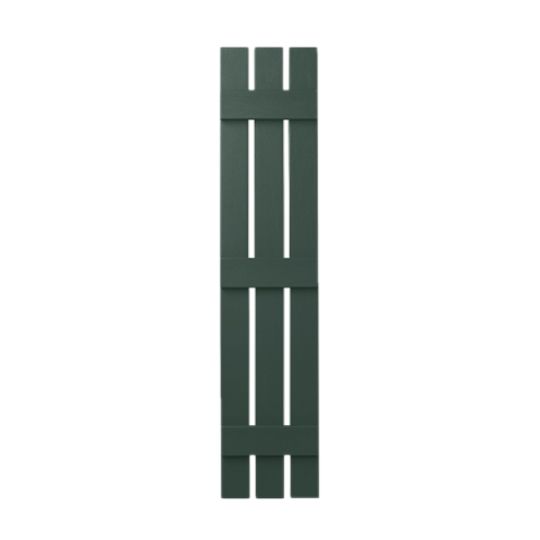 Mastic 12" x 47" Board & Batten Standard 3-Board Shutters - Open Style — ACOVIN3O124756
