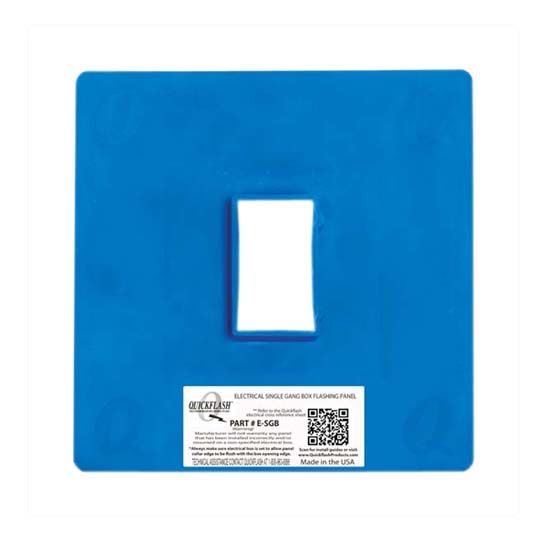 Quickflash E-sgb Electrical Single Gang Box Flashing Panel