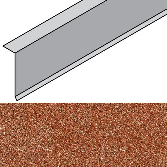 Unified Steel 3-1/2" x 79" Fascia — Metal Roofing — BORF3579SG