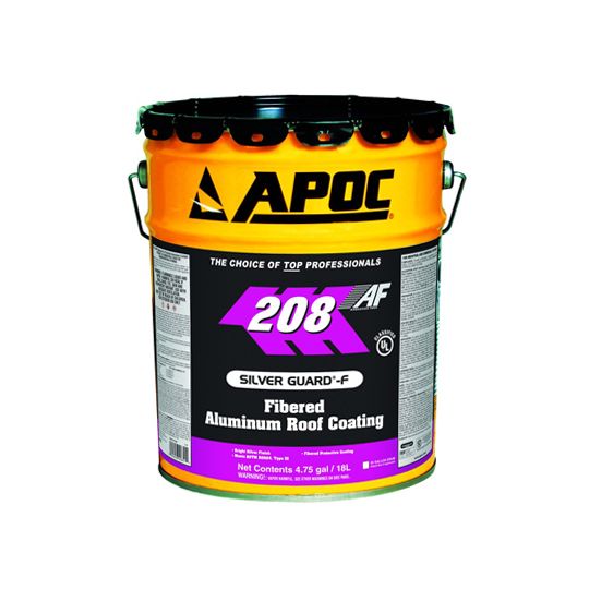 APOC 208 Silver Guard-F Fibered Aluminum Roof Coating