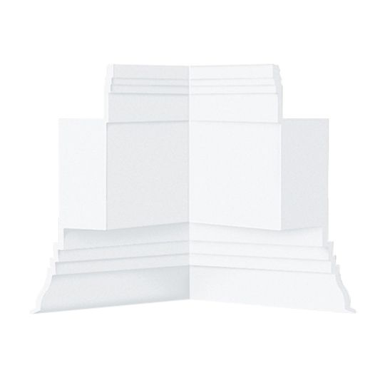 Mid-America Exterior Dentil Trim Inside Corner Block — MABEDISCT117