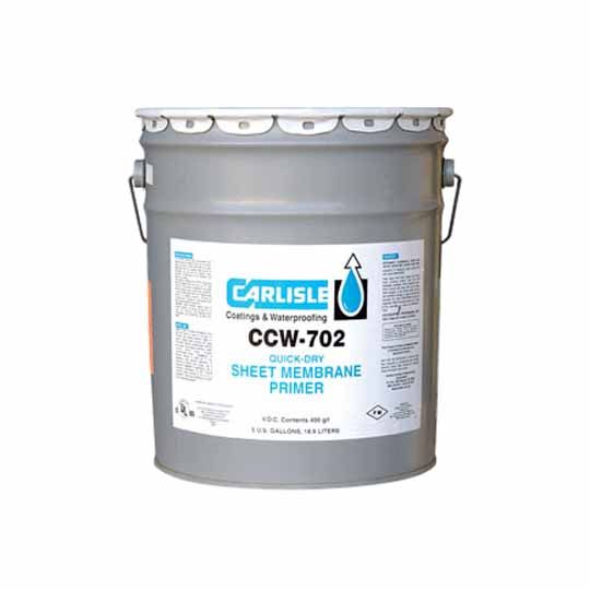 Carlisle Coatings & Waterproofing CCW-702 Wb Water-Based Adhesive - 5 Gallon Pail