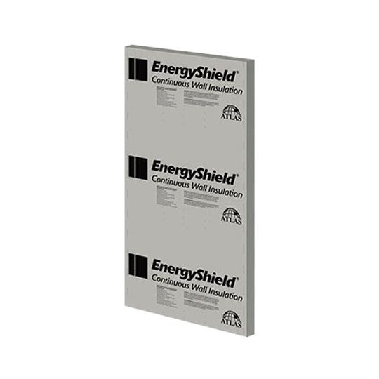 Atlas 1-1/2" x 4' x 8' EnergyShield Continuous Wall Insulation — Commercial Insulation — ATL1ES48
