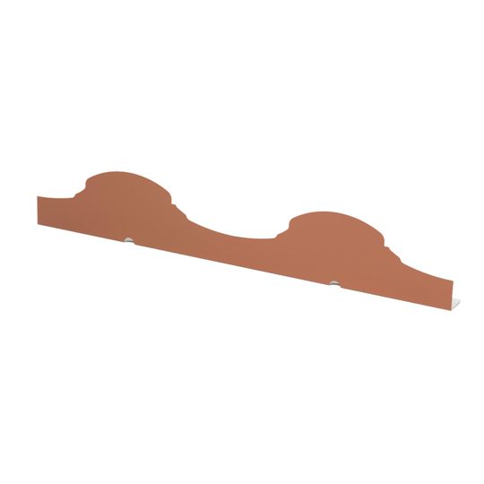 East Coast Metals 26 Gauge x 10' Barcelona Eave Closure — EASECBGR