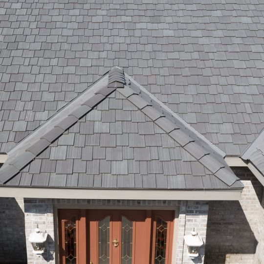 Davinci Roofscapes Multi-Width Shake — Slate Roofing — DAVMWSHMC