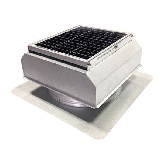 Attic Breeze AB-3022A 30 Watt (Gen Ii) Self-Flashing Solar Power Attic Fan — ABZAB3022AMF
