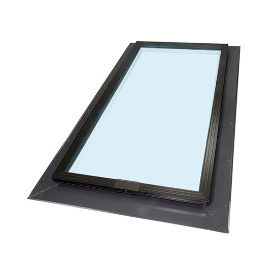 Sun-Tek Size 2549 Model Fgc Fixed Glass Classic Skylight LoE-340 Clear Tempered with Bronze Frame