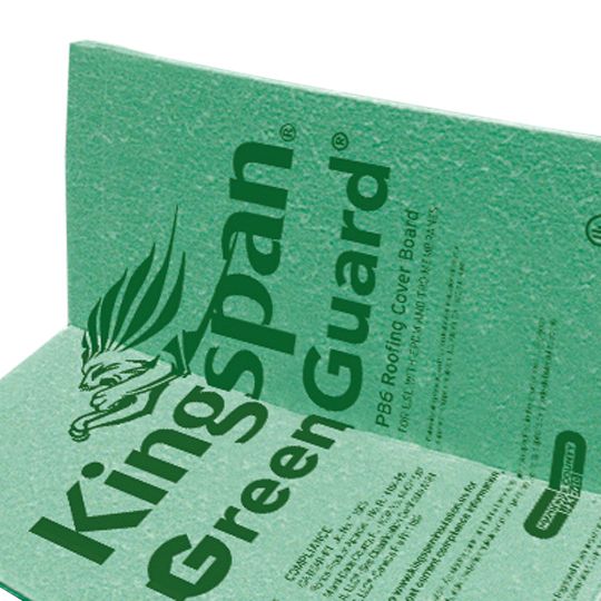 Kingspan Insulation 3/8" x 4' x 50' GreenGuard PB6 Fanfold Roofing Cover Board
