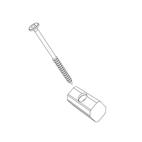 Royal Building Products 3/16" Zuri Spacer Clips with Screws - 500 Sq. Ft. Coverage - Box of 900