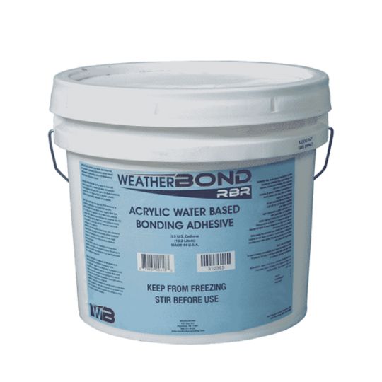 WeatherBond Rbr Acrylic Water-Based Bonding Adhesive - 3.5 Gallon Pail